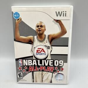NBA Live 09: All-Play (Nintendo Wii, 2008) - Complete